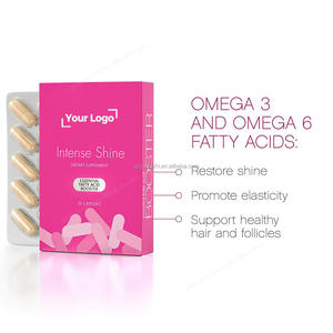 Intensificatore di Lucentezza con Acidi Grassi Essenziali, Vitamine <span class=keywords><strong>per</strong></span> Capelli Secchi e Danneggiati, <span class=keywords><strong>Omega</strong></span> 6 <span class=keywords><strong>per</strong></span> Lucentezza, Elasticità e Crescita, Capsule - Product Image 2