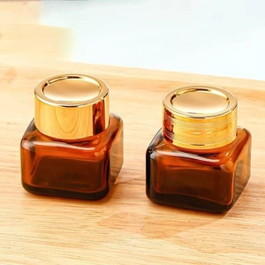 กระปุกแก้วใส่ครีม <span class=keywords><strong>goldeen</strong></span> หรูหรา20ก. พร้อมฝาเกลียวโลหะสำหรับครีมปิดตาและหน้ากากใบหน้าการพิมพ์โลโก้/ซิลค์สกรีน - Product Image 4