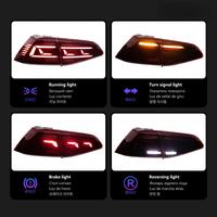 Magotan-Style LED-Rückleuchten-Set für 2013-2017 Volkswagen Golf 7 Mit Sequenziellem Blinker