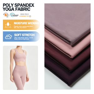 Functional Polyester Spandex Yoga Fabric Printed Polyester Base Stretch Drapery Cloth For Swimsuit And Custom Apparel Supply - Product Image 1