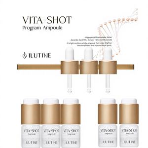 Ampoule éclaircissante Vitamine C stabilisée Acide hyaluronique pour la peau terne Récupération de l'éclat Tous types de peau Formule de soin du visage 4 semaines - Product Image 1