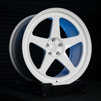 Rines Retro de 5 Radios Forjados Estilo AF-M25 Monobloque T6061 para Ferrari 296 GTB, Porsche 911 992 y BMW M3 G80