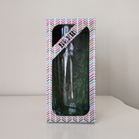 Ensemble de tasses à café, emballage, boîte de tasse personnalisée, boîte-cadeau en verre, papier enduit Recyclable