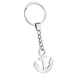 Llavero de ancla de aleación a la moda con impresión UV, abridor de botellas de metal de latón, soporte para llavero con logotipo personalizado - Product Image 1