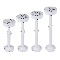 Accessoires CCTV 0,6-1,2 m 35 mm, support mural réglable en aluminium de 60-120 cm, support de plafond, support mural pour caméra CCTV avec boîte de jonction