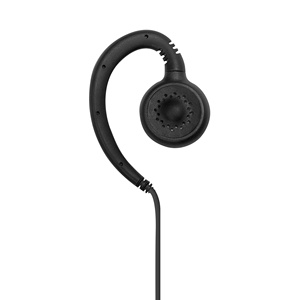 Écouteur radio LSENG en forme de G avec crochet d'oreille, prise jack 2,5 mm à broche unique, anneau <span class=keywords><strong>orange</strong></span>, PTT intégré - Product Image 5