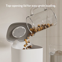 Fontaine à eau automatique pour animaux de compagnie en acier inoxydable avec design sans fil et remplisseur d'eau automatique