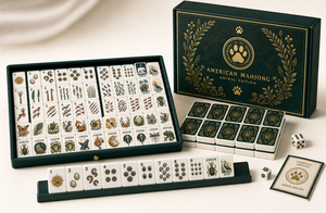 MeldVerse Professional Casino Quality Durable Acrylic Classic American <b>Mahjong</b> Tiles for Gift and Retail for Adults Portable <b>Set</b> - Product Image 3
