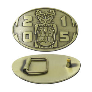 Fabricante de Medallas, Hebillas de Metal Personalizadas con Logotipo, Rectangulares, Ovaladas, Planas, Cuadradas, Redondas, Vintage, Sólidas, Hebillas de Cinturón Personalizadas Estilo Western - Product Image 5
