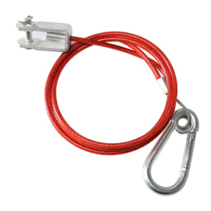 Câble de sécurité détachable en acier allié au zinc pour <span class=keywords><strong>remorque</strong></span>, pièces détachées, câble en acier, câble de sécurité avec support - Product Image 3