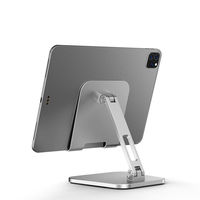Support pliable portatif d'alliage d'aluminium pour le support universel de bureau de téléphone portable de tablette de téléphone avec le support du nord pour l'usage de lit à la maison