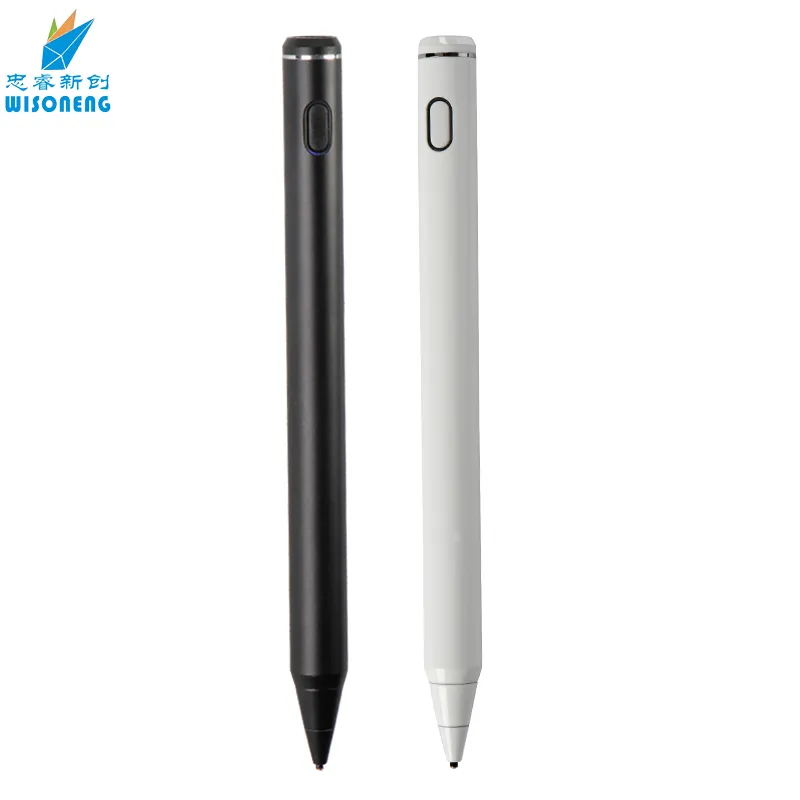 Rechargeable High Precision Fine Point Nib Capacitive Stylus Pen for iOS Android Windows