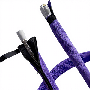 ปลอกหุ้มสาย CPAP ขนาด 6.4 ฟุต สำหรับท่ออุ่น <span class=keywords><strong>ResMed</strong></span> <span class=keywords><strong>AirSense</strong></span> <span class=keywords><strong>11</strong></span>/10/ClimatelineAir ปลอกหุ้มผ้าฟลีซแบบมีฉนวนกันความร้อน ป้องกันรอยขีดข่วนจากแมว ปิดด้วยซิป - Product Image 1