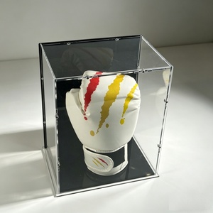New Arrival Premium Clear Acrylic Boxing Glove <b>Display</b> <b>Case</b> Custom Logo for Home Collection <b>Display</b> - Product Image 6