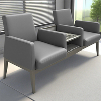 Chaise en rangée trois places, Chaise d'aéroport, Chaise d'attente, Chaise d'attente d'hôpital, Siège en rangée pour espaces publics, Banc long