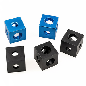Conector Universal BOSS <span class=keywords><strong>2020</strong></span> de Aluminio para Ensamblaje en Tres Direcciones, Ranura en V, Ranura en T, Plateado, Soporte de Esquina de 90 Grados - Product Image 2