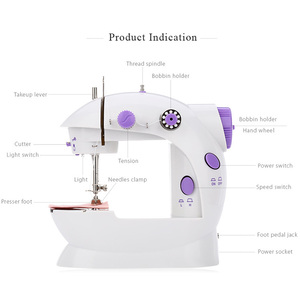 Best Handheld Mini <strong>Sewing</strong> <strong>Machine</strong> for Household <strong>Portable</strong> Overlock with Extension Table and Steel Motor for Home Use - Product Image 1
