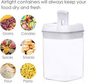 BPA Free Premium Rectangular Disposable Kitchenware 3pcs PS Injection Molded Modern Europe Style Storage Containers Airtight - Product Image 2
