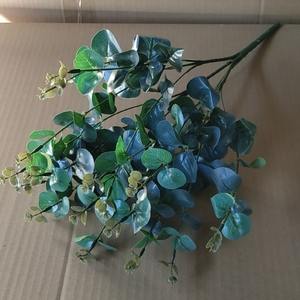 M152 Foglie di Eucalipto Artificiali in Plastica all'Ingrosso, Piccole Foglie di Eucalipto Artificiali, Foglie Verdi Artificiali - Product Image 4