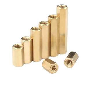 Outils de quincaillerie, fixations, goujons, tiges filetées, nouveaux entretoises hexagonales en laiton, entretoises hexagonales creuses, écrous, goujons - Product Image 2