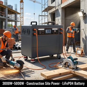 Station d'alimentation portable 5000W, générateur solaire 10000Wh, UPS, charge rapide MPPT, alimentation de secours pour toute la maison, hors réseau, urgence 3000W - Product Image 5