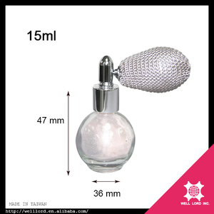 15ml/30ml Round Glass <b>Perfume</b> Powder Bulb <b>Atomizer</b> with Hot Stamping Surface and <b>Perfume</b> Sprayer Function - Product Image 6