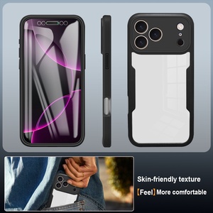 Protection d'écran double face 360° pleine protection HD, coque de téléphone pour Redmi K90 Pro Max Note 15 Pro <span class=keywords><strong>Xiaomi</strong></span> 17 Pro Max <span class=keywords><strong>Poco</strong></span> F7 Ultra - Product Image 2