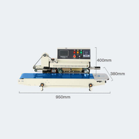 Mesin Penyegel Kontinyu Otomatis Listrik PM-1800 dengan Kontrol Layar Sentuh & Pengkodean Inkjet Resolusi Tinggi untuk Kemasan Film
