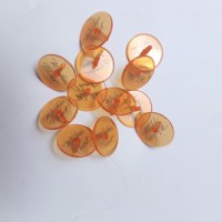 Marqueur de balle de golf coloré en plastique personnalisé, médaillon réfléchissant optique rapide CN