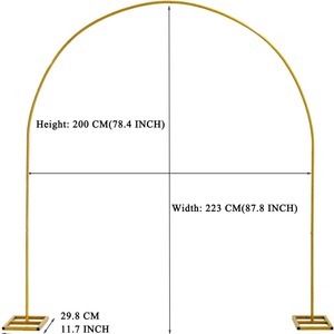 Set di Archi per Palloncini <span class=keywords><strong>in</strong></span> <span class=keywords><strong>Ferro</strong></span> Multiforme all'Ingrosso, Cornice per Fiori, Porta Floreale per Decorazioni Matrimoniali all'Aperto - Product Image 2