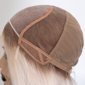 Perruques full lace wig mono top couleur <span class=keywords><strong>blonde</strong></span> avec racine foncée, personnalisation directe d'usine - Product Image 1