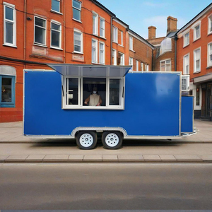 Remorque de vente alimentaire à profil bas entièrement équipée d'une cuisine compacte pour parking souterrain - Product Image 1
