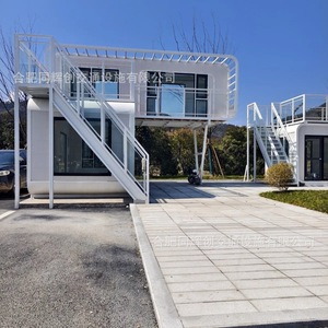 <b>Prefab</b> <b>House</b> Container Modern Steel Hotel Outdoor Camping Starlight Room Total Solution Onsite Installation - Product Image 1