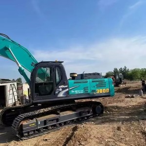 Excavadora Kobelco SK380 original para arquitectura, alto rendimiento, excelente funcionamiento, componentes básicos usados, bomba de caja de cambios de motor - Product Image 4