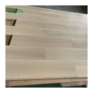 Suelos de Madera de Ingeniería de la <span class=keywords><strong>Mejor</strong></span> Calidad, Parqué Recto de Madera Natural Cepillada Blanca, Chapa de Roble Europeo de 6 mm, Suelos Multicapa - Product Image 1