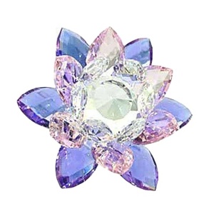 คู่สีคริสตัล Lotus เทีย<span class=keywords><strong>น</strong></span>สำหรับงา<span class=keywords><strong>น</strong></span>แต่งงา<span class=keywords><strong>น</strong></span>ตาราง Centerpiece - Product Image 1