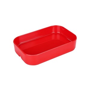 <b>Melamine</b> Hot Pot Skewers Serving Trays Rectangular Stackable Plastic Side Dish <b>Plates</b> For Restaurant Self Service - Product Image 4