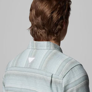 เสื้อเชิ้ตตกปลาพิมพ์ลายฮาวาย ป้องกันแสงแดด SPF50  คอเสื้อแบบซับลิเมชั่นกันความชื้น  ตกแต่งเลื่อมรูปปลา  กระดุมขนาดใหญ่ - Product Image 6