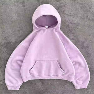 Sudaderas con capucha de algodón unisex gruesas y elegantes, diseñ<span class=keywords><strong>o</strong></span> bordado personalizado de alta calidad, tamañ<span class=keywords><strong>o</strong></span> extra grande, suministro ODM - Product Image 5