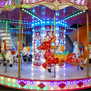Manège extérieur magique à deux étages pour 23 personnes, avec un design époustouflant et des lumières LED colorées, pour le plaisir des enfants et des familles, usage commercial. - Product Image 4