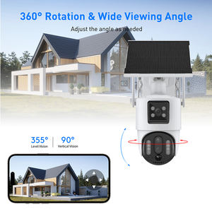 V380 RV5-4G-Asia-Zoom 2MP su geçirmez açık güvenlik kamera güneş enerjili HD CCTV gece görüş hareket algılama dahili mikrofon - Product Image 4