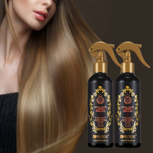 สเปรย์ป้องกันความร้อนเรียบเนียนสำหรับผมป้องกันการชี้ฟูและปรับสภาพสเปรย์น้ำมันอาร์แกนและเคราตินเกรดร้านเสริมสวย