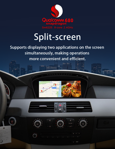 Hệ thống đa phương tiện, dẫn đường GPS trên xe hơi IPS 1280*480 8.8 inch, chip Qualcomm 680, Android 13 dành cho BMW E60 E61 E62 E90 E92 - Product Image 5