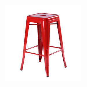 Sillas de comedor apilables más vendidas para el mercado argentino Taburete de Bar de metal de alta calidad - Product Image 1