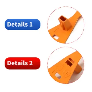 BCP107 Plastic Seal Logistics Transportation Plastic Security Seal Flag Tamper Proof Plastic Seal Tag