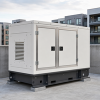 Groupe électrogène diesel insonorisé 15 kW pour alimentation de secours résidentielle LINGGE triphasé 220/400V 50/60Hz avec ATS