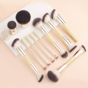 Ensemble complet de 11 pinceaux de <span class=keywords><strong>maquillage</strong></span> multifonctions, brun, luxe, super doux, ensemble d'outils de <span class=keywords><strong>maquillage</strong></span> professionnels - Product Image 5