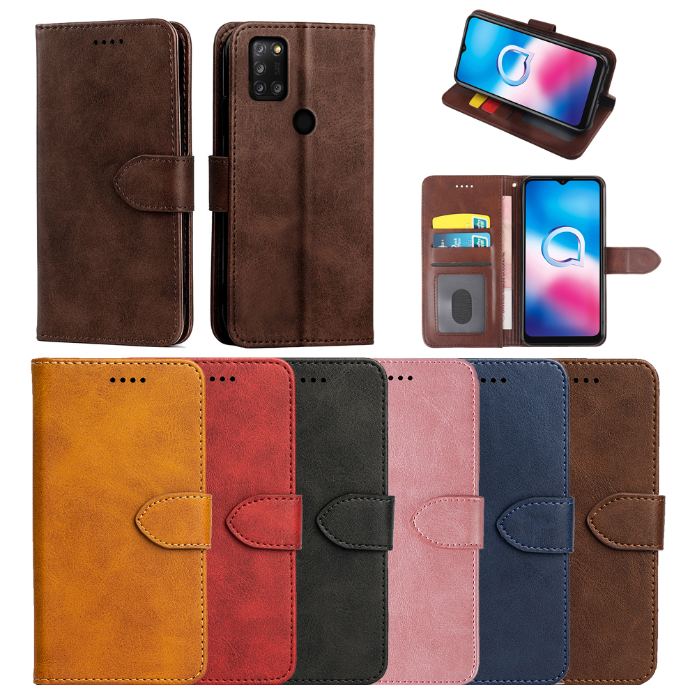 Movilshop Custodia per [ Alcatel 1B 2020 ] Disegno Botanico [ Disegno di foglie] in silicone flessibile trasparente custodia case cover gel per smartphone