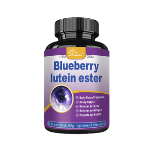 Kapsul Lutein Ester Blueberry Bestseller Luar Negeri Memberikan Perlindungan Penglihatan Harian, Meredakan Kelelahan Mata, Meningkatkan Kesehatan Mata - Product Image 1