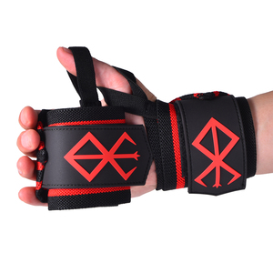 Custom Logo Wholesale Anime Berserk Adjustable Gym Deadlift Weightlifting Wrist Wraps Wrist Support - Product Image 2
